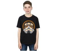 Stormtrooper Dia De Los Muertos T-Shirt Star Wars Black 12-13 Years