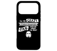 Stormtrooper Helmet I'm The Crazy Fan Slogan Case for iPhone 17 Pro Max