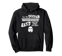 Stormtrooper Helmet I'm The Crazy Fan Slogan Pullover Hoodie