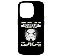 Stormtrooper In My Head I'm At Target Practise Slogan Case for iPhone 14 Pro