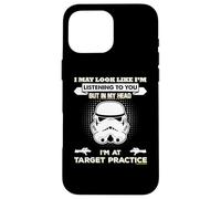 Stormtrooper In My Head I'm At Target Practise Slogan Case for iPhone 16 Pro Max