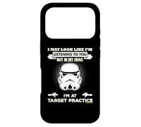 Stormtrooper In My Head I'm At Target Practise Slogan Case for iPhone 17 Pro