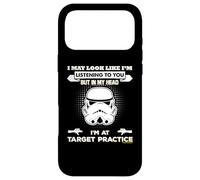 Stormtrooper In My Head I'm At Target Practise Slogan Case for iPhone 17 Pro Max