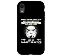 Stormtrooper In My Head I'm At Target Practise Slogan Case for iPhone XR