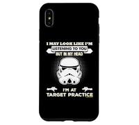 Stormtrooper In My Head I'm At Target Practise Slogan Case for iPhone XS Max