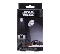 Stormtrooper Star Wars Clip On Book Light - Officially Licensed Disney Reading Lamp, Clip Lamp Design with Flexible Cable, 3 Modes, Battery Powered