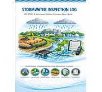 Stormwater Inspection Log: NPDES & SWPPP Compliant Record Book for Construction and Industrial Sites | 100 Inspection Forms