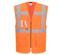 Stormway Essential Hi Vis Mesh Executive Vest, Workwear, Orange, Size 5XL