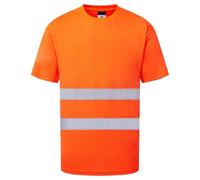 Stormway Essential Hi Vis T Shirt Short Sleeve, Workwear, Polycotton High Visibility, UK Sizes XS to 6XL