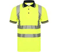Stormway Mens Hi-Vis Viz Visibility Safety Work Polo Shirt hi vis Polo Shirt (as8, Alpha, 5X_l, Regular, Regular, Yellow)