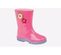 Stormwells Childrens Unisex Puddle Wellingtons Kids - Pink - Size UK 4 Infant