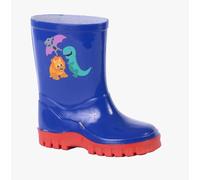 Stormwells DINOSAUR Boys Kids Wellington Boots Navy - UK 5