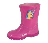StormWells Girl's Childrens Kids Puddle Wellies (6 UK Child, Pink, Numeric_6)