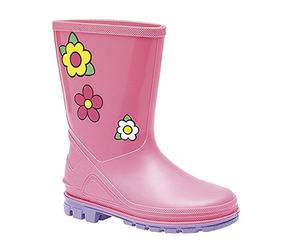 StormWells Girls Puddle Floral Wellingtons