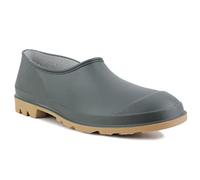 StormWells Ladies Womens Slip On Low Cut Welly Shoes Waterproof Gardening Clogs (Green, Numeric_6)