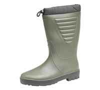 StormWells Mens Boys Wellies Tie Top Faux Fur Warm Lined Wellington Boots Size UK (9 UK, Green Tie Top)