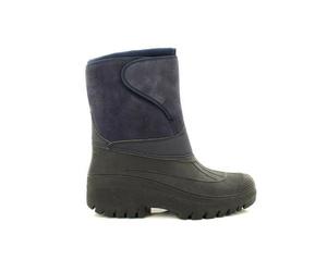 StormWells Men's Touch Fastening Insulated Boots in Navy | Size: 8 StormWells Navy 8