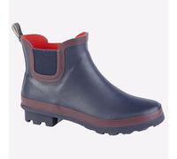 Stormwells Mistral Waterproof Womens | Slip On Shoes | Navy/Red | UK Size 3
