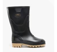 Stormwells SPLASH Kids Junior PVC Wellington Boots Black - UK 8 (Teens)