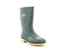 Stormwells SPLASH Kids Junior PVC Wellington Boots Green UK 4 (Junior)