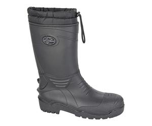 StormWells W279 Polar II Men's Black PVC Toggle Tie Top Polar Wellington Boots