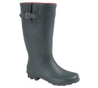 StormWells Blythe Ladies Rubber Wellington Boots Green/Red UK 8