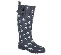 StormWells Womens/Ladies Paw Print Rubber Wellington Boots DF2142