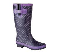 Polka Dot Wellington Boots StormWells Mauve 4