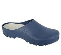 StormWells Womens/Mens Garden Shoes/Clogs/Wellie Shoes with Cushioned Insole Navy Blue 4 UK