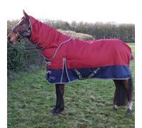 StormX Empra 200 Turnout Rug with Detachable Neck Burgundy for Horses - 7'3