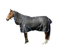 Stormx Empra Extra Achable Neck Horse Turnout Rug Black (5 9")