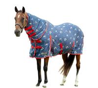 Stormx Original Competition Ready Combo Neck Horse Fly Rug Navy (4 6")