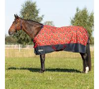 Stormx Original Thelwell Collection Balancing Act 100g Turnout Rug - 5'9" · Red/Navy