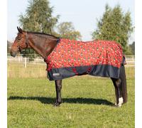 Stormx Original Thelwell Collection Balancing Act 50g Turnout Rug - 7'0" · Red/Navy