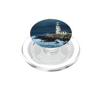 Stormy Coastal Lighthouse Ocean Waves Maritime Landscape PopSockets PopGrip for MagSafe