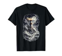 Stormy Lighthouse at Night - Nautical Theme T-Shirt