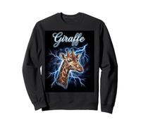 Stormy Night Giraffe Animals Adventure Lovers Family Sweatshirt