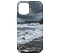 Stormy Ocean Coast Dramatic Sky Rocky Shore Case for iPhone 12/12 Pro