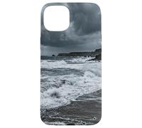 Stormy Ocean Coast Dramatic Sky Rocky Shore Case for iPhone 15 Plus