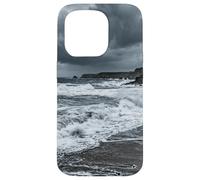 Stormy Ocean Coast Dramatic Sky Rocky Shore Case for iPhone 15 Pro