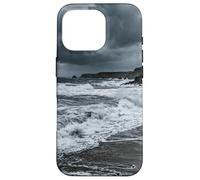 Stormy Ocean Coast Dramatic Sky Rocky Shore Case for iPhone 16 Pro
