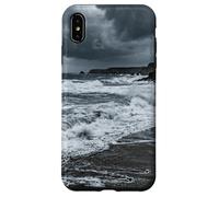 Stormy Ocean Coast Dramatic Sky Rocky Shore Case for iPhone XS Max