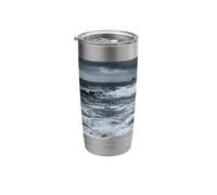 Stormy Ocean Coast Dramatic Sky Rocky Shore Stainless Steel Insulated Tumbler