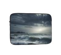 Stormy Sea Laptop Sleeve Bag 15 Inch, Waterproof Shockproof Laptop Case Bag Computer Skin Bags Lightweight Tablet Carrying Case