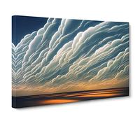 Stormy Sky Vol.4 Canvas Print | Gallery Wrapped 30mm Frame Wall Art | 30x20 inches | Ready to Hang | Contemporary Picture | Living Room Bedroom Lounge Office
