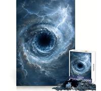 Stormy Vortex with Lightning Puzzles for Adults 1000 Pieces Strengthen Memory Stress Relief Smooth Edge Heartfelt Gift 50x75cm