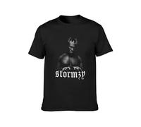 Stormzy Heavy is The Head Men's T-Shirt Graphic Printed Black Tee 3XL