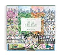 galison Greeting Card Assortment – Michael Storrings Dog Park in Four Seasons