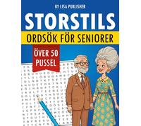 Storstils Ordsök För Seniorer: Lättlästa Pussel för Minne Koncentration och Stresslindring