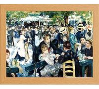 stortvalley Renoir BAL DU MOULIN DE LA GALETTE Monet French Impressionist Print in Glass Fronted 10" x 13.5" Frame